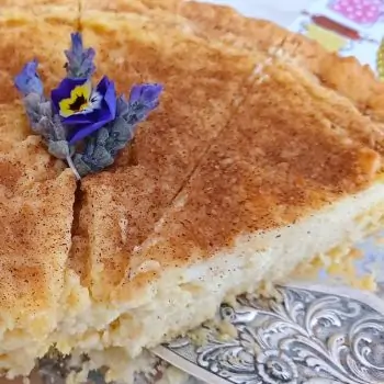 The Original Baked Milk Tart with Crust.