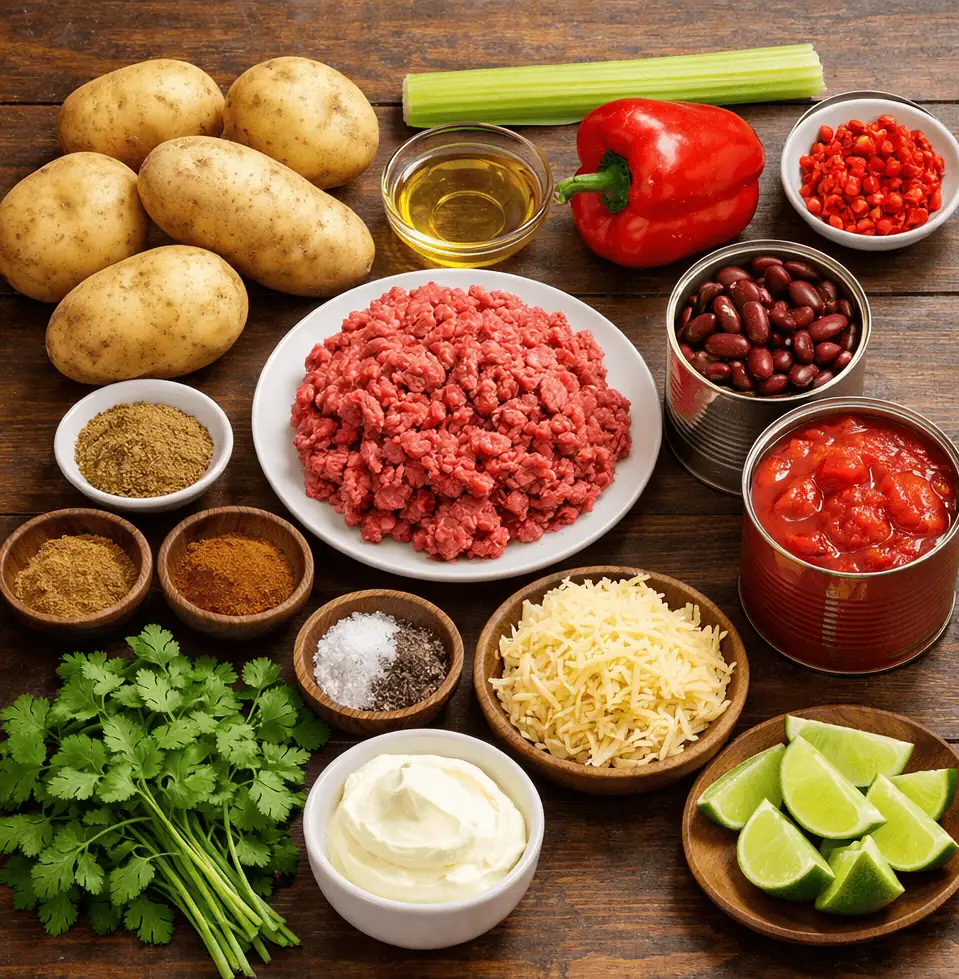 Ingredients Chili Con Carne - Saffarazzi Ingredients Chili Con Carne