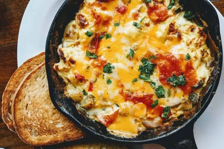 Oven Baked Omelette Recipe.