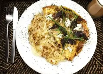 Biltong and Feta Cheese Omelette
