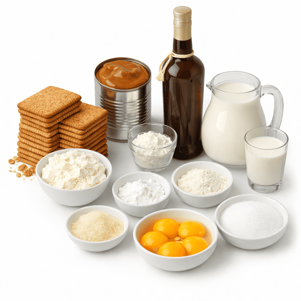 Ingredients for Amarula Fridge Tart