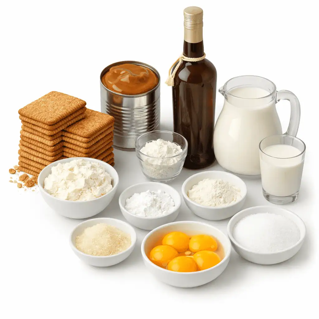 Ingredients for Amarula Fridge Tart - Saffarazzi Ingredients for Amarula Fridge Tart