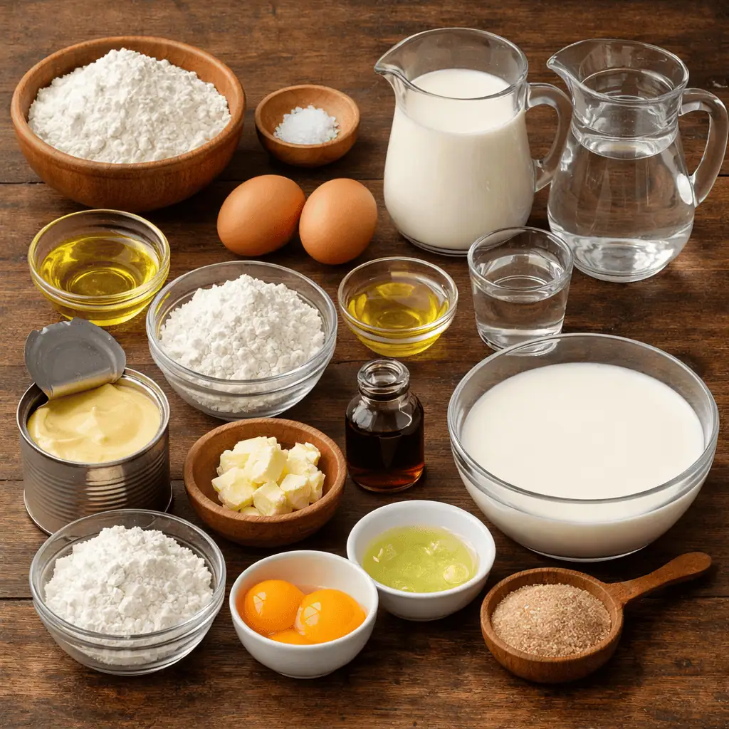 Ingredients for making delicious pancakes - Saffarazzi Ingredients for making delicious pancakes