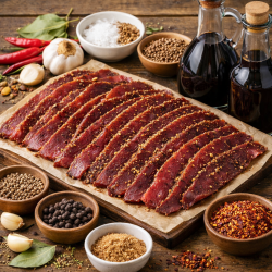 Traditional Homemade Biltong Recipe – Bold, Spiced & Perfectly Cured - Saffarazzi Traditional Homemade Biltong Recipe – Bold, Spiced & Perfectly Cured