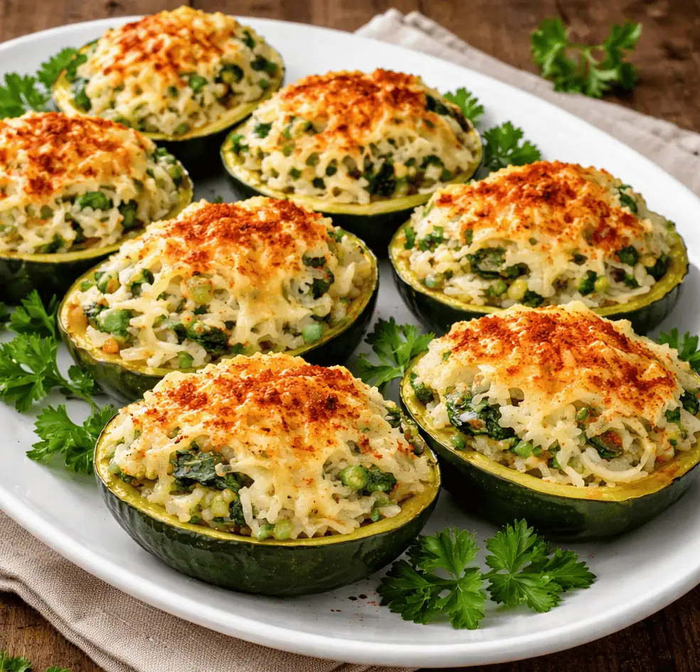 Baked Gem Squash the South African Way