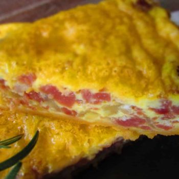 Cheesy Bully Beef Breakfast Quiche