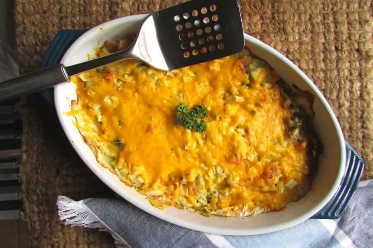 Creamy Bacon, Cheese and Cabbage Bake