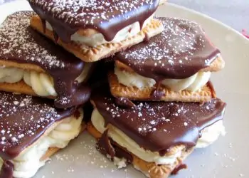 Decadent Homemade Chocolate Eclairs.