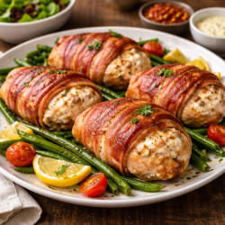 Sundried Tomato Cream Cheese Bacon Chicken - Saffarazzi Sundried Tomato Cream Cheese Bacon Chicken