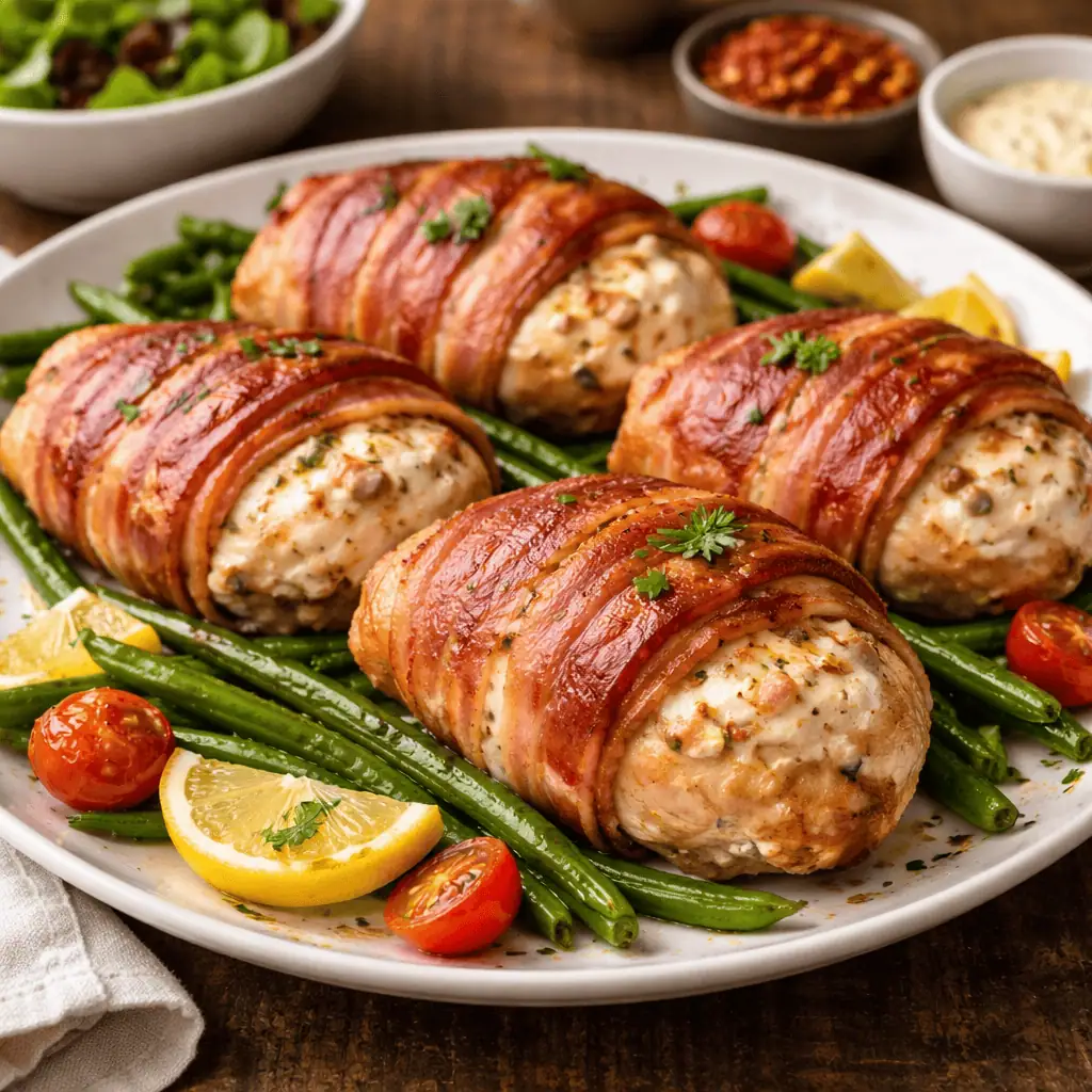 Sundried Tomato Cream Cheese Bacon Chicken - Saffarazzi Sundried Tomato Cream Cheese Bacon Chicken