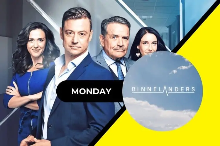On today's episode of Binnelanders Monday.