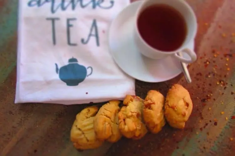 Sweet and Spicy Caramel Chilli Biscuits