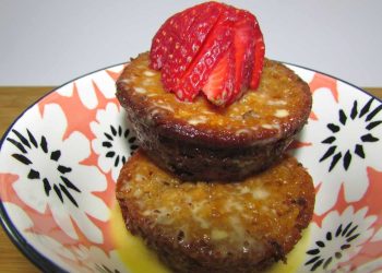 Malva Pudding Made with Jam and a Sweet Milky Sauce