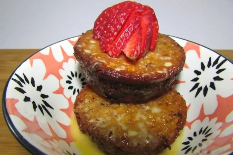 Malva Pudding Made with Jam and a Sweet Milky Sauce