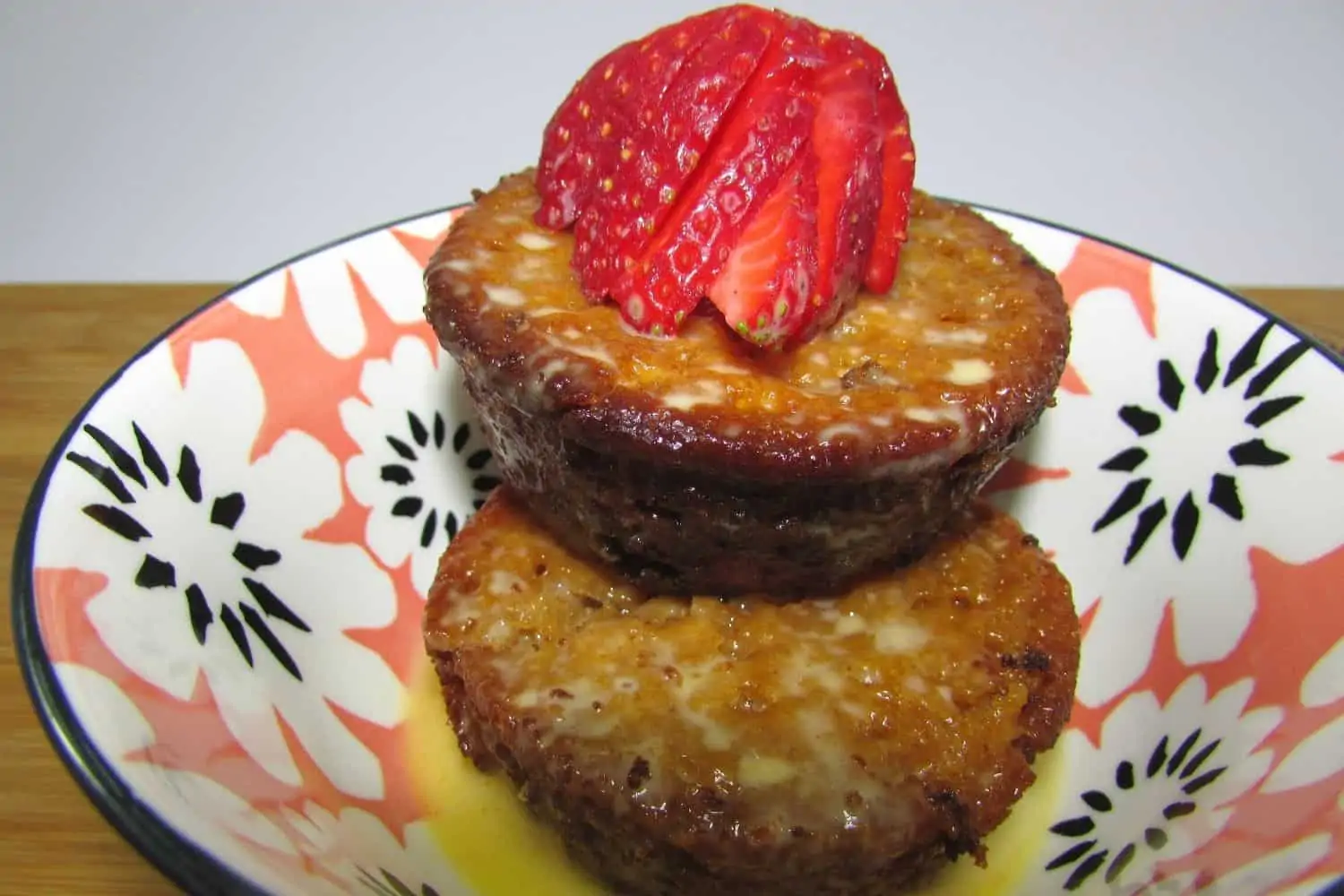 Malva Pudding Made with Jam and a Sweet Milky Sauce