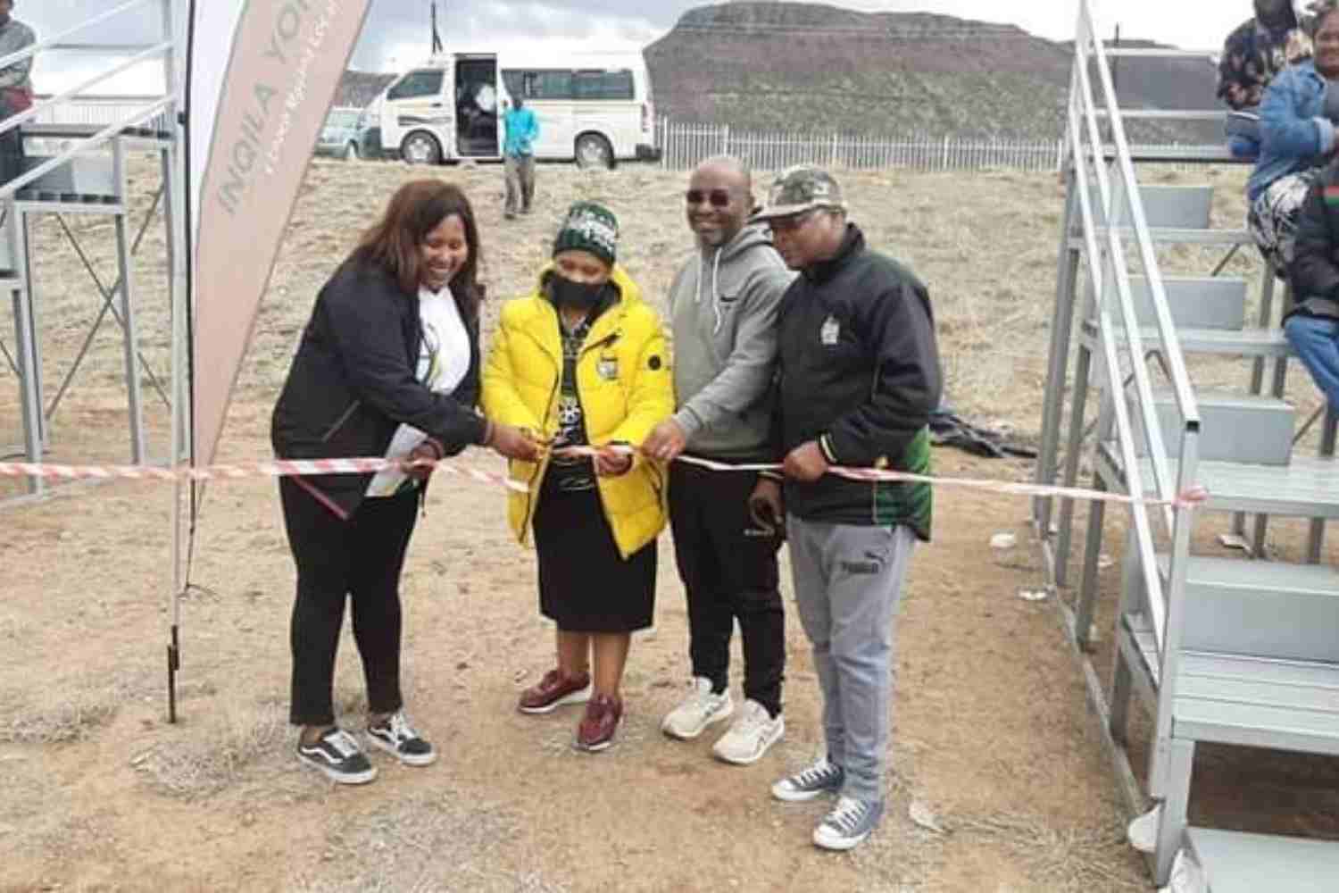 enoch mgijima ribbon cutting