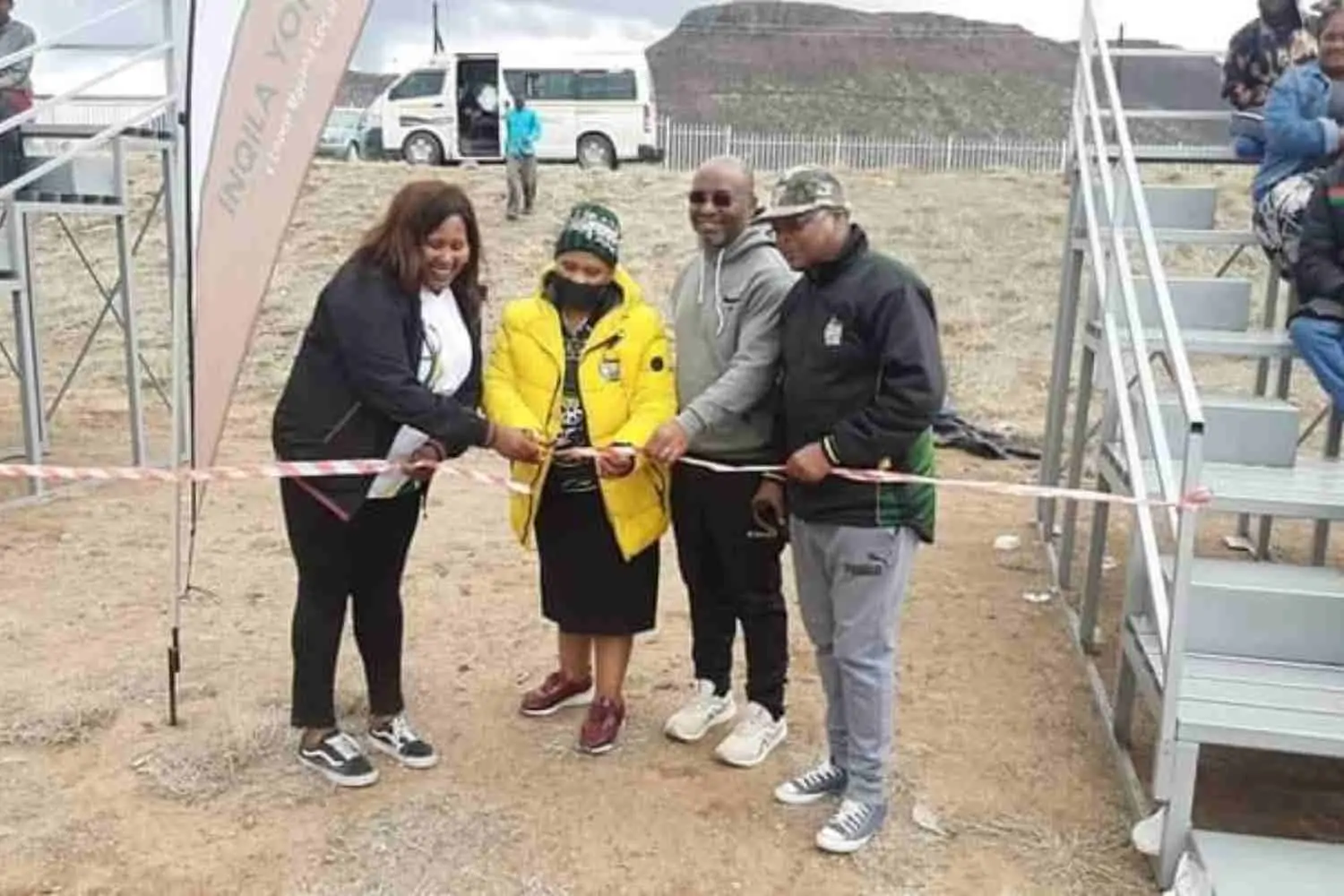 enoch mgijima stadium ribbon cutting