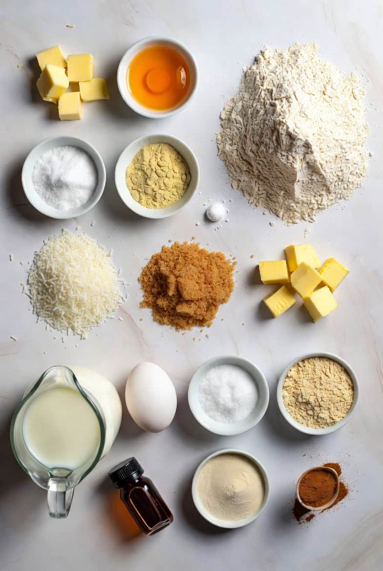Golden Coconut Cream Milk Tart - Melktert
