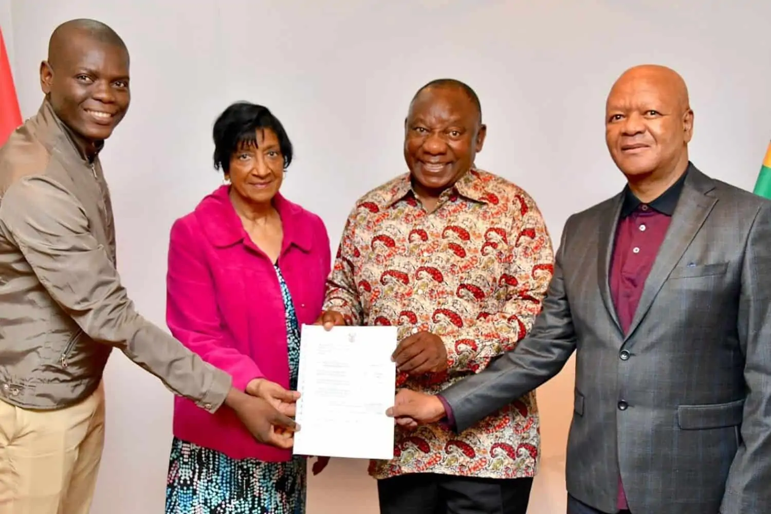 Chief Justice nomination report presented to President Ramaphosa