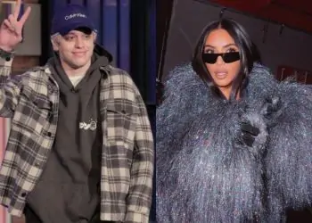 Kim Kardashian gets "giddy" over Pete Davidson