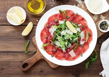 Spicy Cured Beef Carpaccio