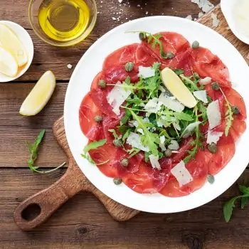 Spicy Cured Beef Carpaccio