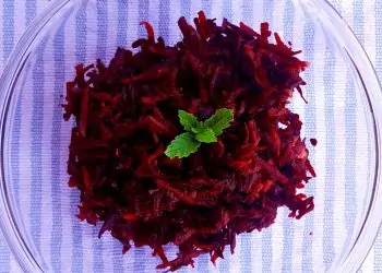 Beetroot, Apple and Garlic Coleslaw