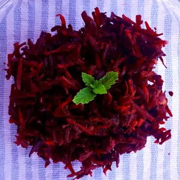 Beetroot, Apple and Garlic Coleslaw