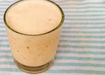 Unstrained Homemade Nut Milk