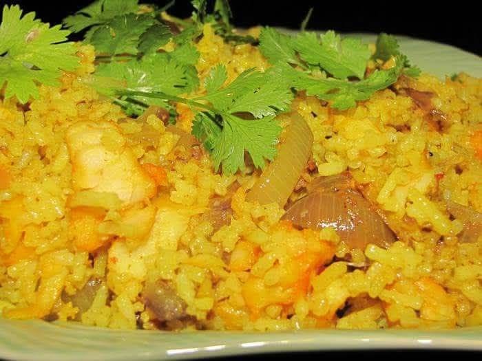 Haddock Biryani: A spicy but fragrant dish