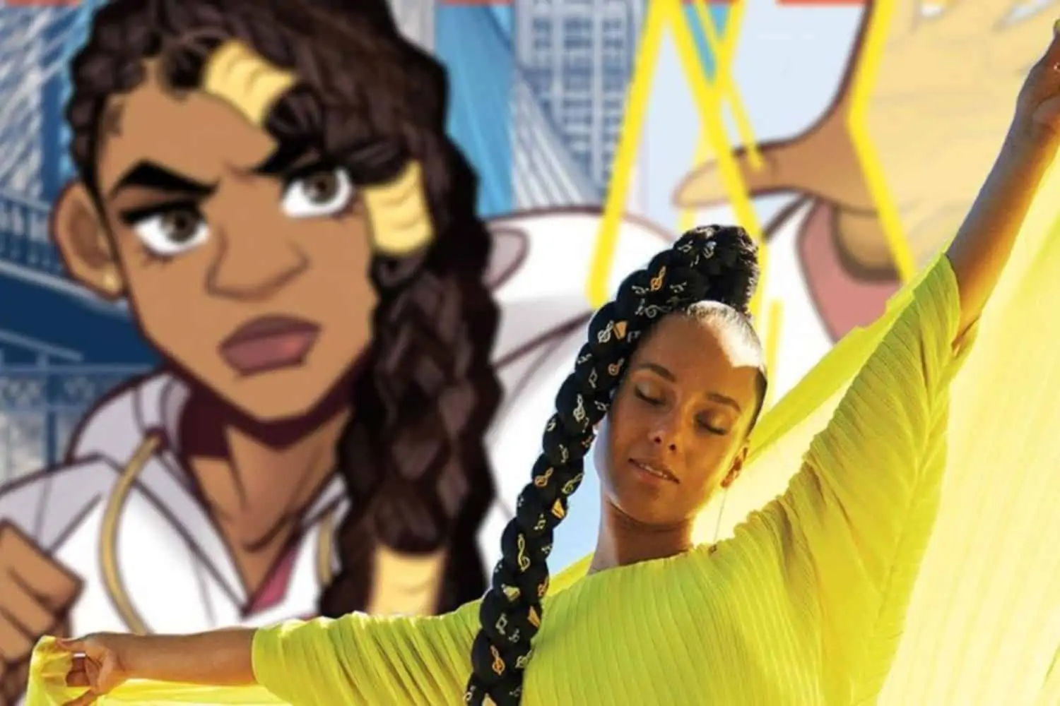 Alicia Keys is releasing a graphic novel - "Girl on Fire"
