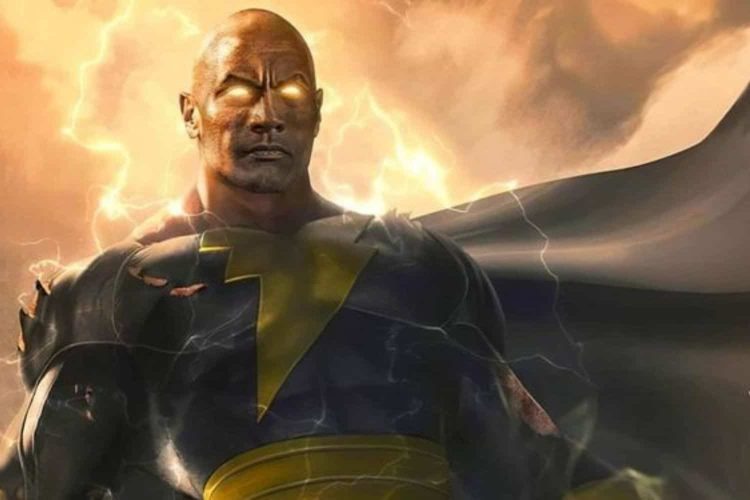 Behind the scenes with Dwayne Johnson on the set of "Black Adam"