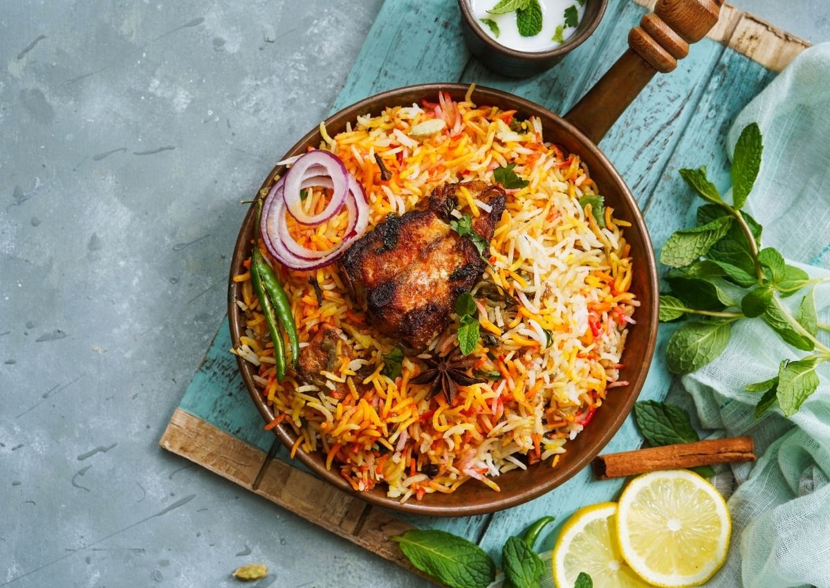 Haddock Biryani: A spicy but fragrant dish