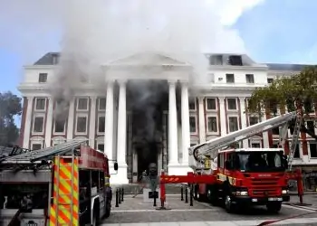 Parliament fire suspect arrested with housebreaking and arson charges