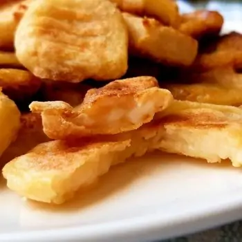 Crispy Mashed Potato Squares.