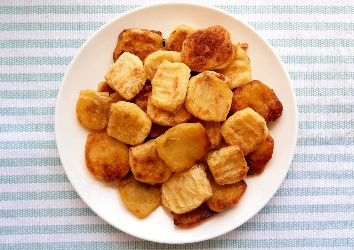 Crispy Mashed Potato Squares
