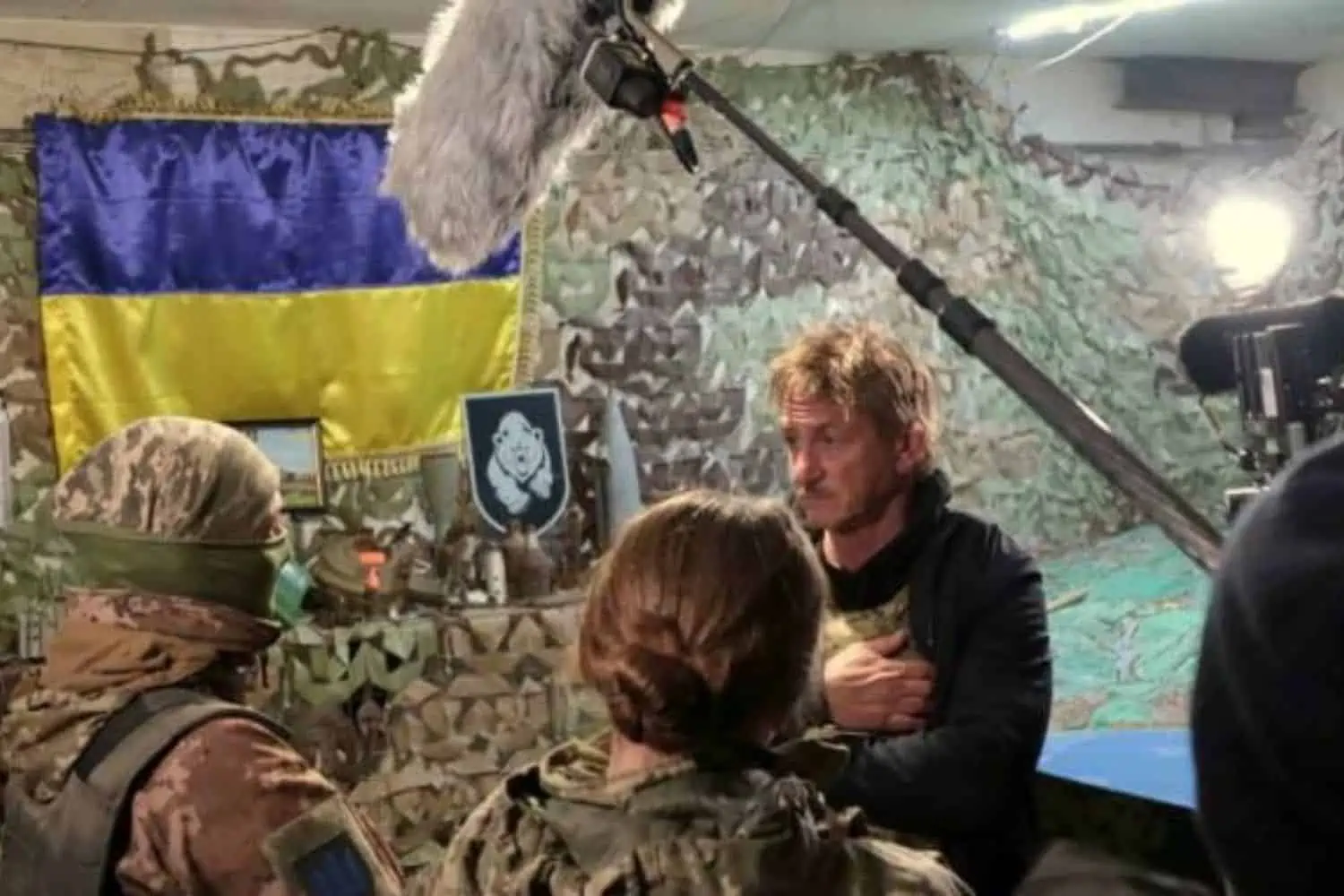 Sean Penn is currently in Ukraine filming Russia's attacks