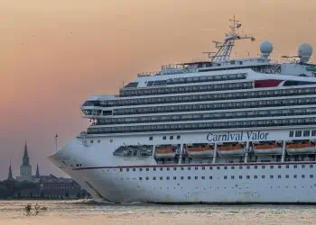 [WATCH]: Woman struggles with security before jumping off Carnival Cruise Ship