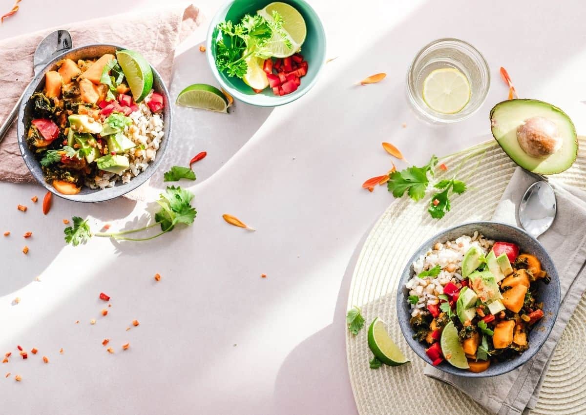 A spicy Chakalaka House Salad with red chillies