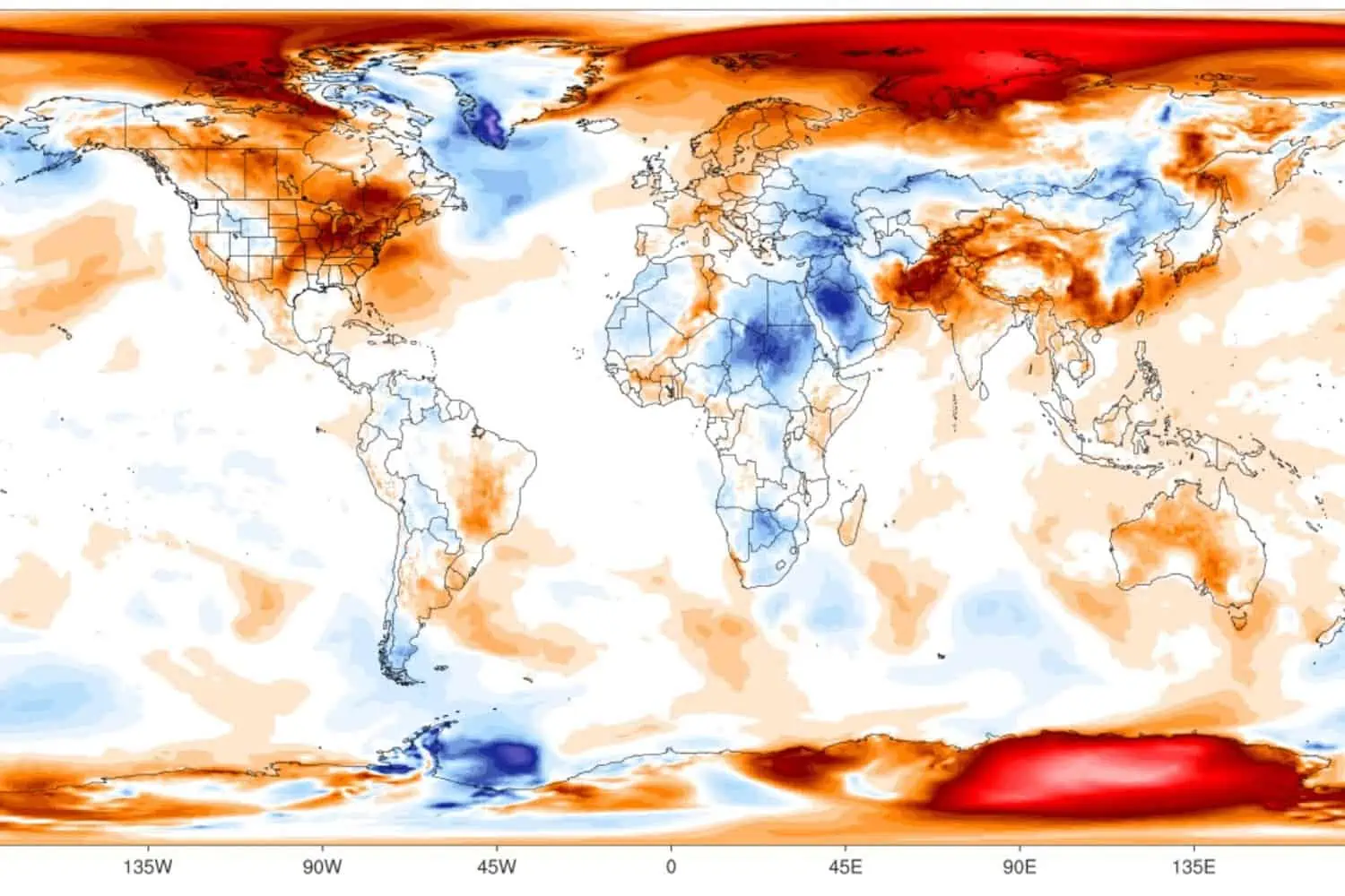 Heat Waves Simultaneously Hit the Arctic and Antarctic