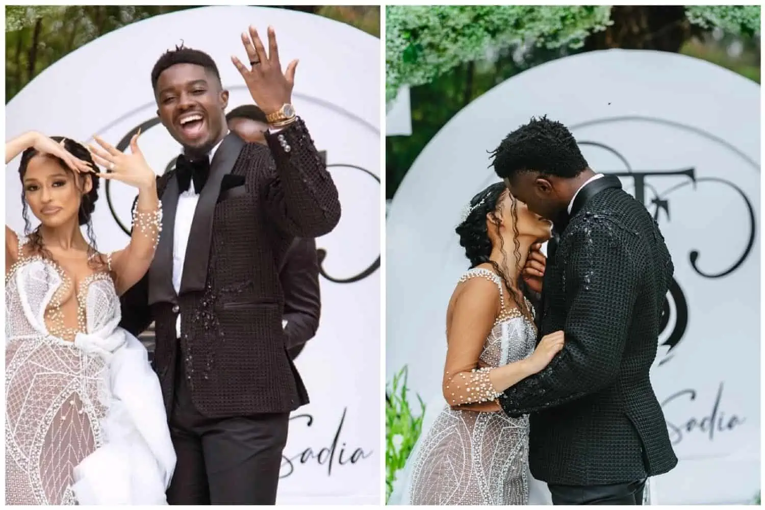 Model Sadia Sallie confirms she and Tino Chinyani did NOT get married - "It was a bridal shoot"