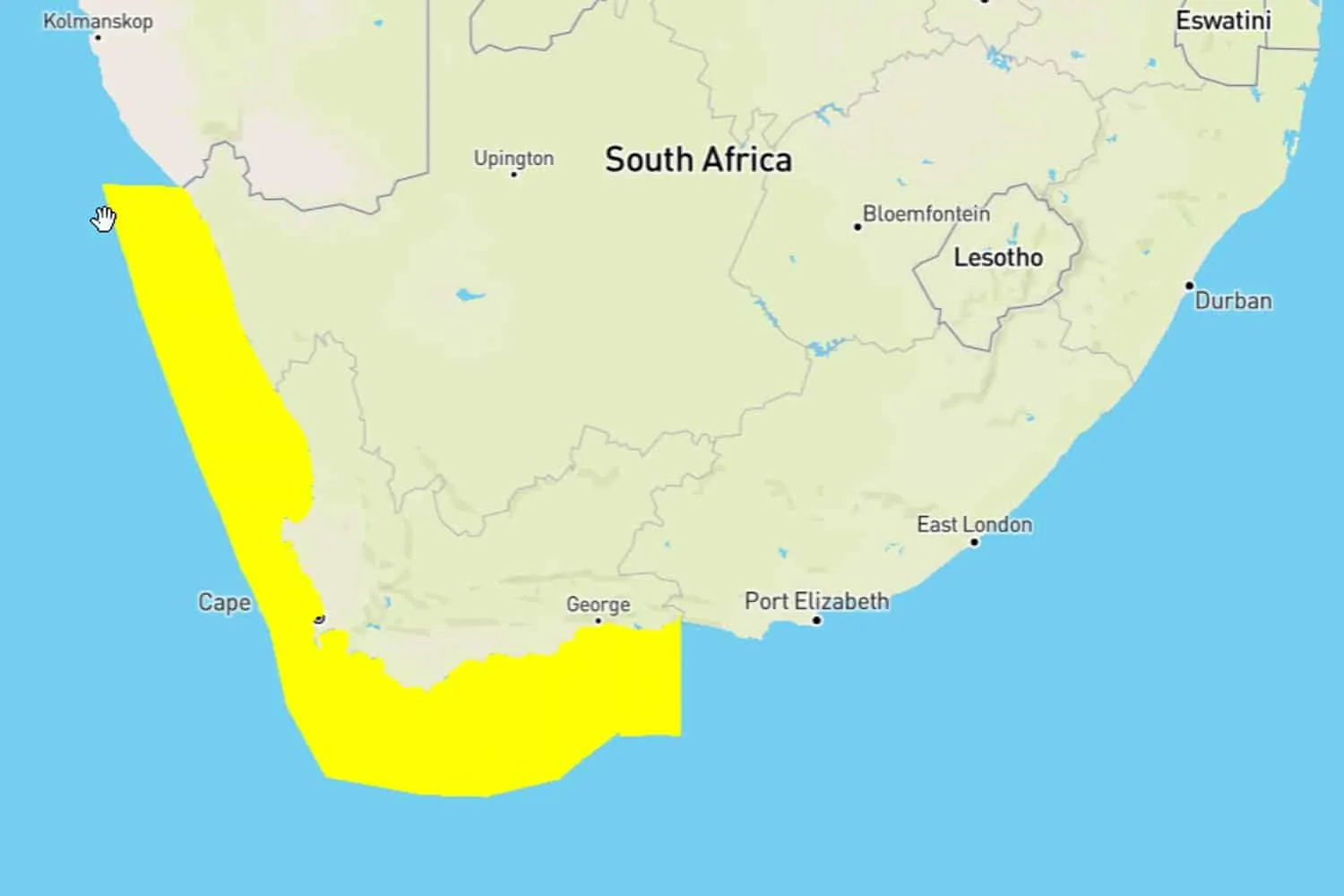 [WEATHER WARNING]: Damaging Waves for the Northern and Western Cape