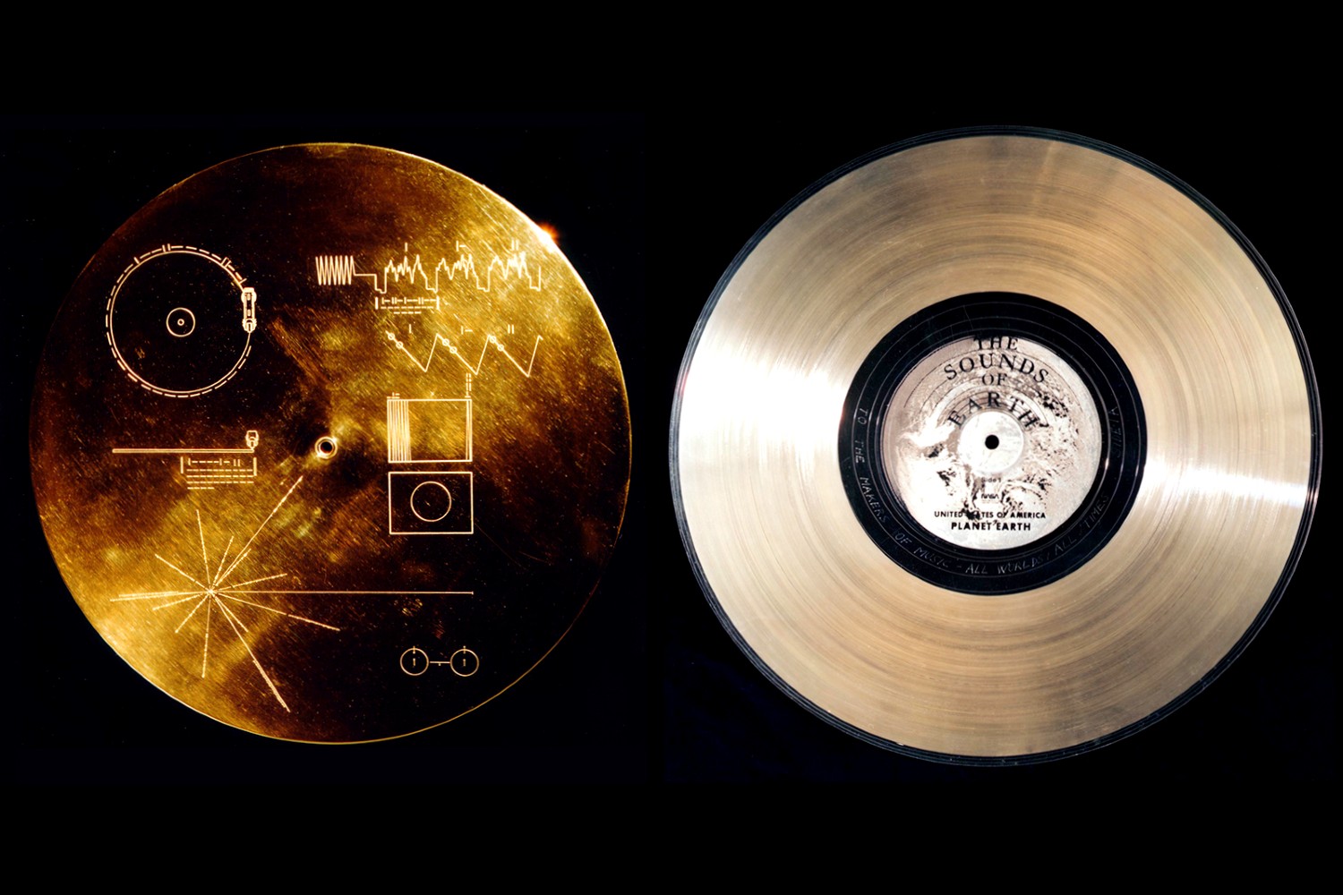 The Golden Record, a Summary of the Human Race Floating Through Space
