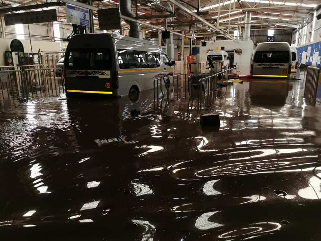 Inside the flooded Toyota factory in KZN 02.