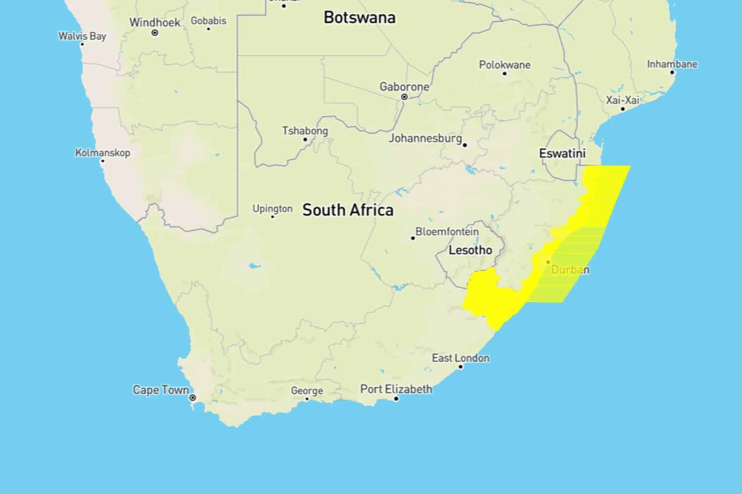 [WEATHER WARNING] Easter rain for KZN