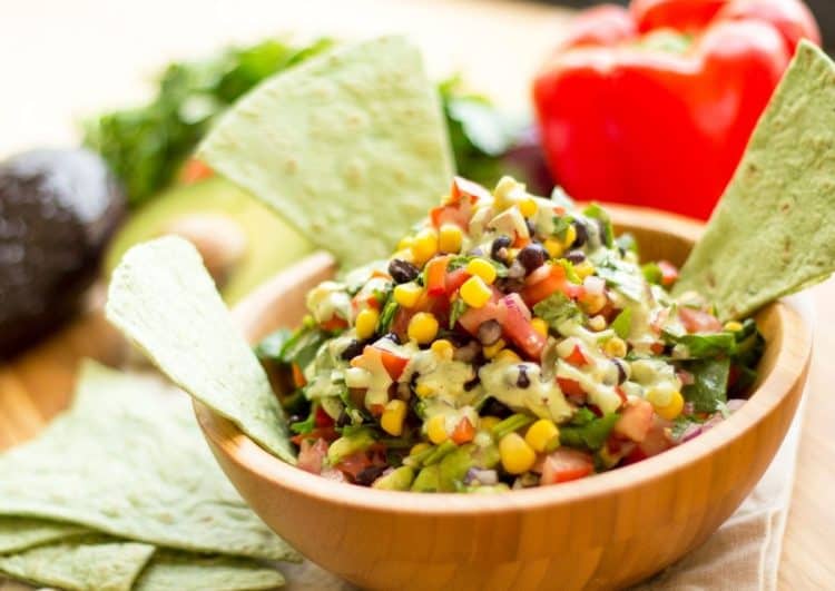 A fun and colourful Mexican Salad