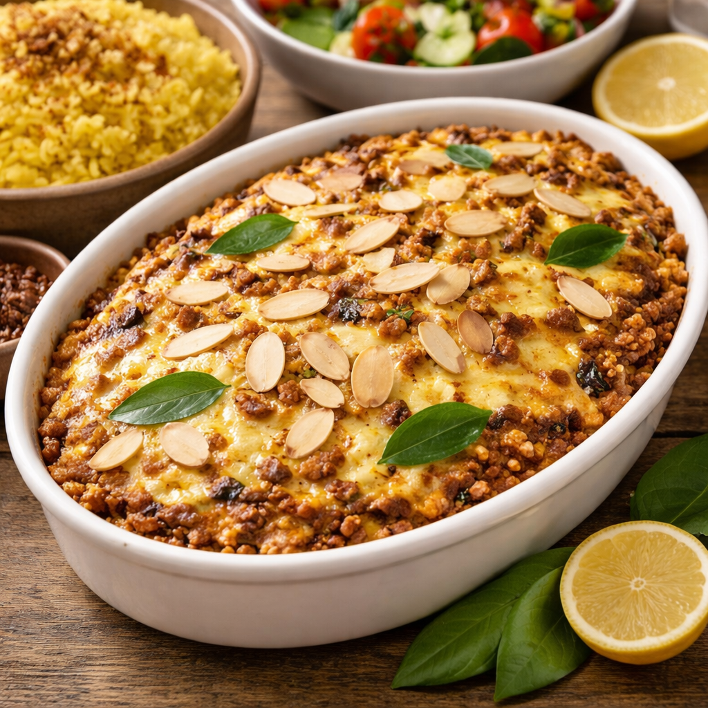Traditional Cape Malay Bobotie Recipe with Golden Custard Bake - Saffarazzi Traditional Cape Malay Bobotie Recipe with Golden Custard Bake