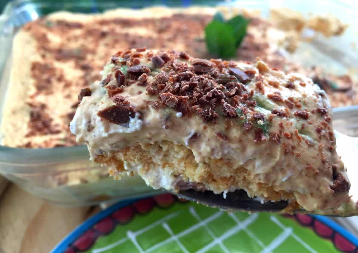 Peppermint Crisp Tart