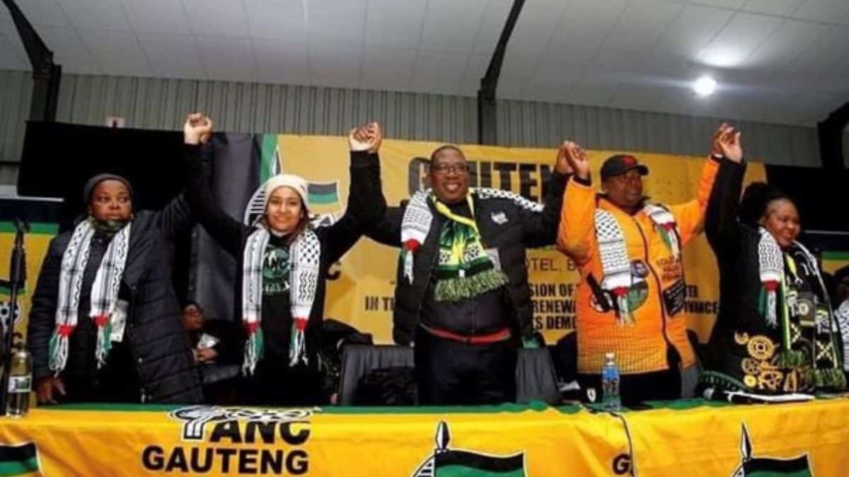 Gauteng's new ANC leadership team