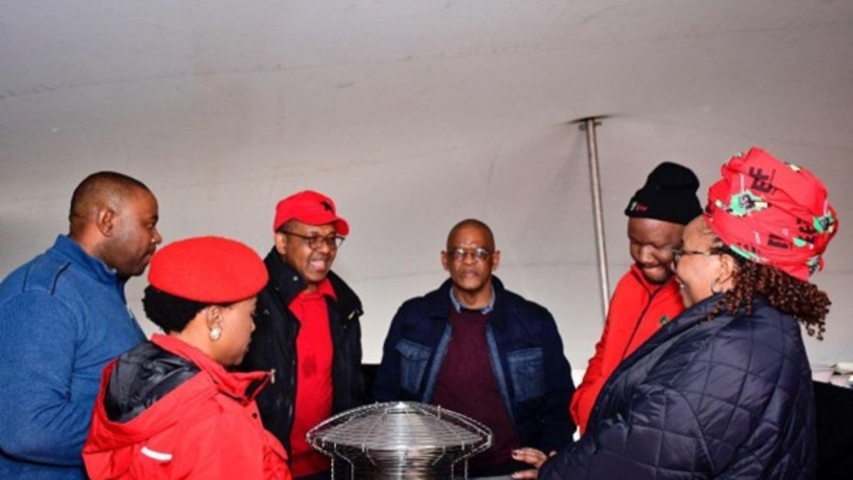 Ace Magashule attending EFF rally image